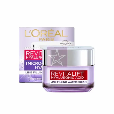 L’Oreal Paris Revitalift Hyaluronic Acid Micro Epidermic Line Filling Water Cream – 50ml-كريم لوريال باريس ريفيتاليفت المائي بحمض الهيالورونيك لملء خطوط البشرة الدقيقة - 50 مل