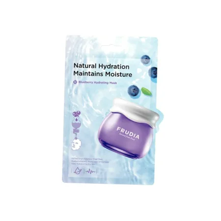 Frudia blueberry hydrating mask - Skin Type - Dry and Dull Skin, Anti Aging, Fine Lines, Wrinkles-قناع فروديا المرطب بالتوت الأزرق - نوع البشرة - بشرة جافة وباهتة، مضاد للشيخوخة، الخطوط الدقيقة، التجاعيد.