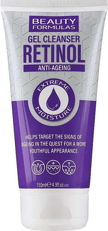 Beauty Formulas Retinol Anti-Ageing Gel Cleanser - غسول الجل بالريتينول لمكافحة علامات التقدم في السن من بيوتي فورميولا