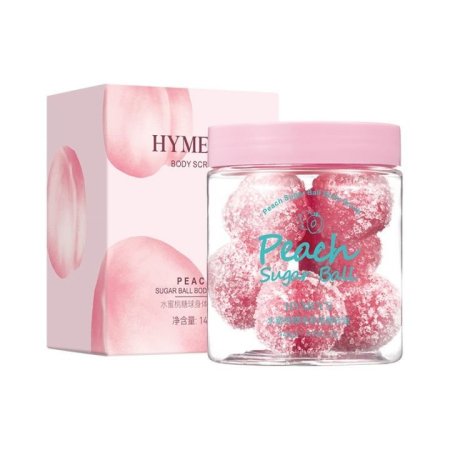 HYMEY'S Peach Candy Moisturizing Exfoliating Body Scrub- مقشر الجسم المرطب بنكهة حلوى الخوخ من هيمي - 140 جرام