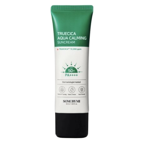 Some By Mi Truecica Mineral Calming Tone-Up Suncream SPF50+ PA++++ 50ml - واقي شمس تروسيكا المائي المهدئ بمعامل حماية SPF 50+ من Some By Mi 50 مل