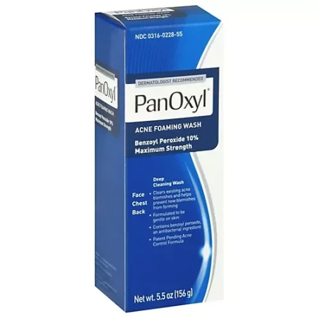 بانوكسيل 10% بنزويل بيروكسيد غسول رغوي-PANOXYL 10% Benzoyl Peroxide Foaming Wash