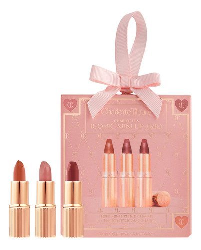 بكج احمر الشفاه من شارلوت -Mini Lip Trio icônico Charlotte Tilbury