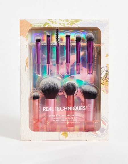 Real Techniques Travel Fantasy Mini Brush Set -مجموعة فرش السفر الخيالية الصغيرة من ريل تكنيكس